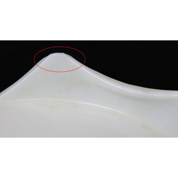 Vtg Pyrex England Cinderella Casserole Dish Handle Bowl Flowers Forget Me Nots - Picture 8 of 9